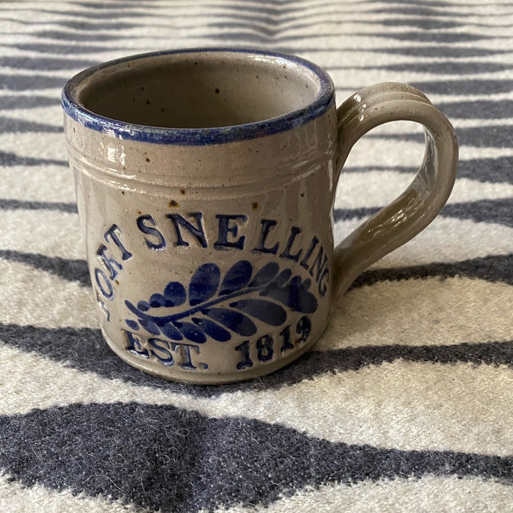 VTG Westerwald Pottery Fort Snelling 1819 Salt Glazed Mug
